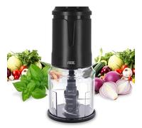 ADE Hachoir électrique cuisine | Hachoir a viande, coupe-légumes et coupe-oignons | Mixeur avec 4 lames tranchantes en acier inoxydable | Multi-hachoir avec moteur puissant de 400 watts | 500 ml