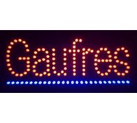 ADE LIGHT Panneau à LED Gaufre 30 x 15 cm, Enseigne lumineuse Rectangulaire en Acier, Moderne, Fantaisie, Intérieur, 1 an de garantie