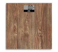 ADE Pèse-personne électronique BE2004, verre/bois, 180 kg/100 g, grand écran, surface antidérapante