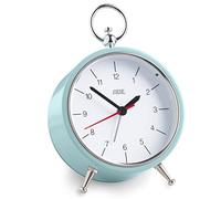 ADE Retro Réveil Analogique, Vintage Horloge de Table, 3 Niveaux de Volume, boîtier métal Old Fashioned avec Fonction Snooze et Illumination 10,8 cm, Mint | CK2008