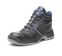 Adeepi Tucan S3 SRC | Chaussures de Sécurité Montantes | Semelle résistante aux hydrocarbures | Doublure Respirante | Antidérapante | Unisexe | Noir | Certifié CE | 37