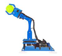 Adeept 5-DOF Robot Jouets 5Axis Bras Robotique Compatible avec Arduino IDE Programmable DIY Codage Stem Kits avec Écran OLED Code et PDF Robots pour Adultes Enfants Cadeaux - Bleu