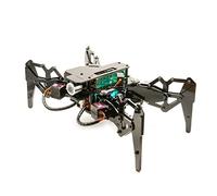 Adeept DarkPaw Bionic Kit robot araignée quadrupé pour Raspberry Pi 4 3 modèle B+/B, robot rampant STEM, OpenCV, auto-stabilisant basé sur le capteur gyroscopique MPU6050, robot Raspberry Pi avec manuel PDF (français non garanti)