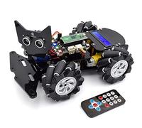 Adeept Kit de voiture robotique omnidirectionnel 4WD Mecanum Wheels compatible avec Raspberry Pi Pico DIY STEM Kit de robot éducatif télécommandé avec écran LCD1602 et tutoriels