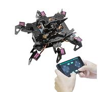 Adeept RaspClaws Hexapod Spider Robot Kit pour Raspberry Pi 4/3 Modèle B+/B, Robot Rampant à Vapeur, Suivi de Cible OpenCV, Transmission vidéo, Robot Raspberry Pi avec Manuel PDF