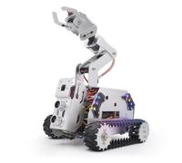 Adeept RaspTank Metal Smart Car Kit for Raspberry Pi 5/4B/3B/3B+(Board Not Included), Tank Tracked Robot with 4-DOF Robotic Arm, Obstacle Avoidance, Line Tracking, with Digital Tutorials