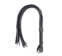 Adefeect Fouet SM Flogger long pour adulte Cosplay Erotique Fouet en cuir pour couples Fétiche Flirt Fouet en cuir SM Bondage Sextoy pour couples Longueur 75 cm