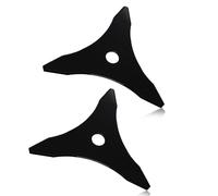 ADEFOL 2 Pièces 3 Dentes Lame Débroussailleuse,25,4 mm Lame Debroussailleuse Thermique en Acier au Carbone,Trois Dents Disque Débroussailleuse pour Couper Mauvaises Herbes Buissons Épines