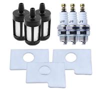 Adefol 3 Pièces Filtre à Air pour Stihl MS 170,MS 180,017,018 Thermique Tronçonneuse,avec Filtre à Carburant,L7T Bougie D'Allumage,Pièces Détachées Filter Accessoire 1130 124 0800 (PAS pour 2-Mix)