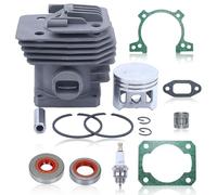 Adefol 38 mm Kit Depiston Cylindre Pour Stihl FS160 FS220 FS280 FS220K FS280K FS290 HTA 65 HTA 85 Tondeuse à gazon, avce Joint d'huile, Aiguille de Piston, Bougie, Remplacement 4119 120 0602