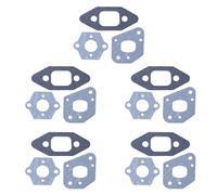 Adefol 5 ensemble Carburateur Joint Kit pour Partner 350 351 352 370 390 pour Poulan 1975 2050 2150 2550 PP220 Tronçonneuse à essence 530 06 96-08