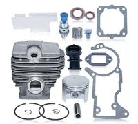 Adefol 50MM Cylindre Piston Kit Pour Stihl 044 MS440 MS 440 Tronçonneuse, Cylindre avce Bougie d'allumage, Filtre à Carburant, Remplacement 1128-020-1201 1128-020-1227