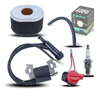 Adefol Bobine d'allumage Bougie d'allumage Interrupteur d'arrêt du Moteur Marche/arrêt Conduite de Carburant Remplacement pour Honda GX120 GX160 GX200 5.5HP 6.5HP Moteur Générateur Tondeuse à Gazon