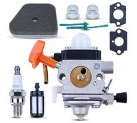 Adefol Carburateur pour Stihl Débroussailleuse FS87 FS90 FS100 FS110 FS130 HL90 HL95 HL100 HT100 HT101 KM90 KM100 KM110, Pièces de Rechange Accessoire Moteur