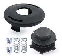 Adefol Kit de Capuchon de Bobine pour STIHL FS44 FS80 FS85 FS100 FS110 FS120 FS130 FS200, 25-2 Auto Cut Tête de Coupe Capuchon + 2 Ressorts + 2 Oeillets Lacets Remplacement 6 in 1