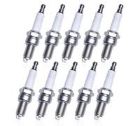 Adefol Lot de 10 Bougie d'allumage D8TC pour 4 temps 125cc 150cc 200cc 250cc PIT, Quad, Dirt Bike, ATV, Kart, Buggy, Remplacement 09482-00331