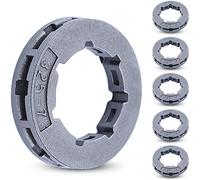 Adefol Lot de 6 Pignon de Jante .325'' 7 Dents pour STIHL 021 024 025 028 MS 250, Husqvarna 141 345 350 359 Tronçonneuse et Plus de Modèles, Roue à Chaîne à Anneau Universel 325 Bague Pignon