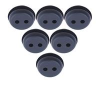 Adefol Réservoir de carburant Oeillet en caoutchouc pour trou 2 trous 21 mm (13/16 ") Coupe-herbe mangeur de mauvaises herbes Kit de remplacement