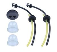Adefol Tuyau Durite d'Essence Kit pour Honda GX31 GX35 GX25 GX22 Debroussailleuse, Tuyaux Essence Universels + Filtre à Carburant + Joints + Poire d’Amorçage Moteur Accessoires