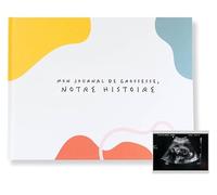 ADEGO Mon Journal de Grossesse, Notre Histoire - Journal de grossesse élégant - Livre de grossesse à compléter mois par mois avec souvenirs, photos et suivi bébé - Idée cadeau future maman