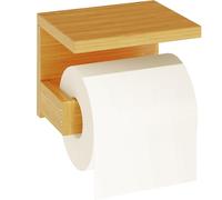 ADEL DREAM Porte-Papier Toilette Plateau en Bambou avec poignée de Porte Porte-Serviettes 100x140 cm