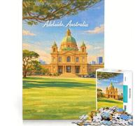 Adelaide, Australia Puzzles 1000 pièces | 38x52cm Découpe de précision Un défi à relever pour réaliser des cadeaux d'anniversaire et uniques.