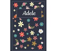 Adele: Agenda Personnalisé | Journal | 120 pages | A4 | Blanc | Idées Cadeaux