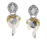 Adele : Boucles d'oreille Poussoir multipampilles