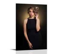 Adèle Haenel Poster avec étoiles célèbres Peinture sur toile Décoration d'intérieur Chambre Décorations modernes 20 x 30 cm