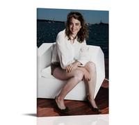 Adèle Haenel Poster haut de gamme moderne, décoration murale, pour la maison, la chambre à coucher, 20 x 30 cm