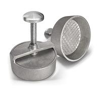 ADELMANN EDELSTAHLTECHNIK Presse-Hamburger Professionnel en Aluminium Ø 125 mm - Revêtement Anti-adhésif - Presse en Fonte d'aluminium pour Hamburger Parfait - Pattie Maker Pattie Maker Patty Former
