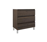Adema Chaci PLUS Ensemble de meuble - 80x86x46cm - plan sous vasque - 3 tiroirs - noyer SW1212795/SW892752