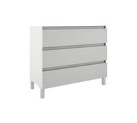 Adema Chaci PLUS Ensemble de meuble - 99.5x86x45.9cm - plan sous vasque - 3 tiroirs - Blanc mat SW1212800/SW892770