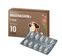 Adema Natural Probiotiques gastriques et intestinaux pour chiens - Complément alimentaire pour soutenir la digestion et l'assainissement intestinal - Sans céréales, doux pour les brûlures d'estomac