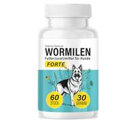 ADEMA NATURAL® Wormillen - Traitement pour chiens - Pré, pendant et après l'infestation - Remède naturel pour l'estomac et les intestins en cas de vers