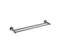 Adema Rise Dubbele Handdoekrek - 60 cm - passend bij Grohe Brushed Hard Graphite SW1472881
