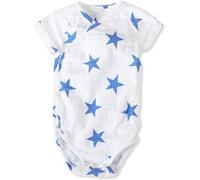 aden + anais-Body Kimono à manches courtes Ultramarine Medium star (9-12 mois : 68 à 73 cm)