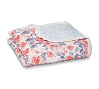 aden + anais - Couverture de rêve nouveau-né dream blanket silky soft prélavée en viscose de bambou somptueusement douce - Imprimé Watercolour Garden - Quadruple-épaisseur 120 cm x 120 cm