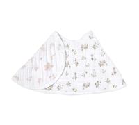 aden + anais Essentials Baby Burpy Bavoir pour bébé, 100 % mousseline de coton, 4 couches douce et absorbante, tissu multi-usage, 57,1 x 27,9 cm, simple, motif floral de campagne