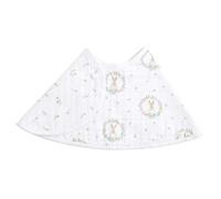 aden + anais Essentials Bavoir Burpy pour bébé, 100% mousseline de coton, 4 couches douce et absorbante, bavoir multi-usage pour nourrissons et tout-petits, 57 cm x 28 cm, simple, lapins rougissants