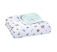 aden + anais essentials - Couverture Bébé - Harry Potter - Couverture en Mousseline 100% Coton Doux - Couette pour Bébé - Couverture de Naissance pour Fille et Garçon - Multicolore, 112x112 cm