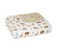 aden + anais Essentials Couverture de rêve en Mousseline légère, pour bébés/Nouveau-nés garçons/Filles, pour Berceau, Tanzanie
