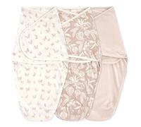 aden + anais™ Essentials Easy Swaddle™ Wrap Lot de 3 Paquets de Serviettes de Jardin Velboa 1,5 Tog (0-3 Mois)