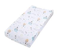 aden + anais Essentials Housse de matelas à langer, 100 % mousseline de coton, super douce et respirante, ajustement parfait, simple, explorateurs spatiaux