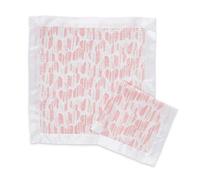 aden + anais Essentials Issie Lot de 2 couvertures de sécurité 100% Mousseline de Coton Super Douce Rose bruyère