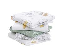 aden + anais™ essentials Langes Bébé Musy, Ensemble de Langes Prélavés en Mousseline 100% Coton, Multi usages, Adapté pour les Nouveau-nés, Lot de 5, 60x60cm, Garçon, Fille, Imprimé winnie + friends