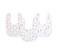 aden + anais™ Essentials Lot de 3 bavoirs en mousseline de coton Motif floral