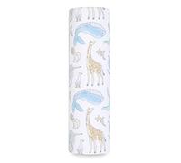 aden + anais™ essentials Maxi-lange pour bébé, Lange en mousseline 100% coton pour bébé, Lange ultradoux et léger, Respirant, Multi usages, Garçon et fille, 112cm x 112cm, Imprimé natural history