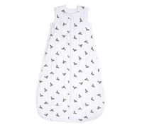 aden + anais - Gigoteuse pour Bébé - Turbulette en Mousseline 100% Coton - Gigoteuse Demi-Saison - Douce et Chaude - pour Emmaillotage - Nouveau-Né Fille et Garçon - 18-36 Mois - 1.5 TOG, Blanc & Vert