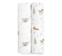 aden + anais™ Lot de 2 couvertures d'emmaillotage en Mousseline de Coton Essentials Disney+Friends